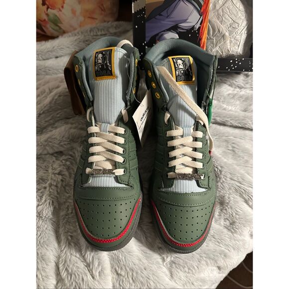 Rare Sold Out NWT Boba Fett Adidas trainers - Picture 1 of 12